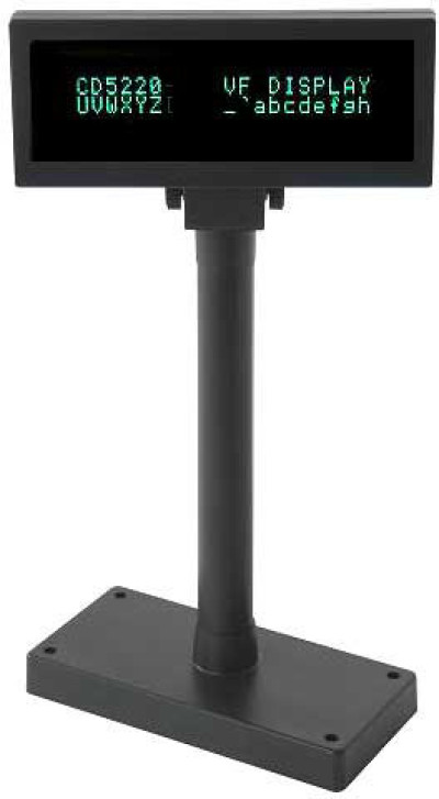 PartnerTech CD-5220CGST12110-B Customer Display