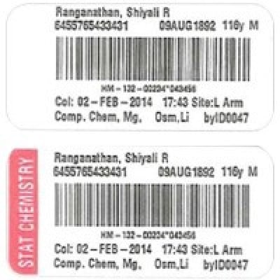Zebra 10025346 Barcode Label