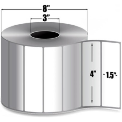 AirTrack® 4x1.5 TT-P Barcode Label