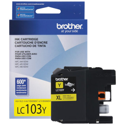 Brother LC103Y InkJet Cartridge