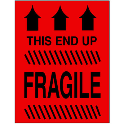 Caution CA27 Shipping Labels