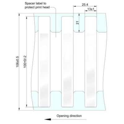 Zebra 10027756 RFID Label