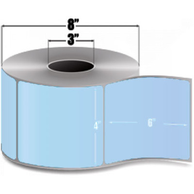 AirTrack® ATTFC-4-6-1000-BL-R Barcode Label