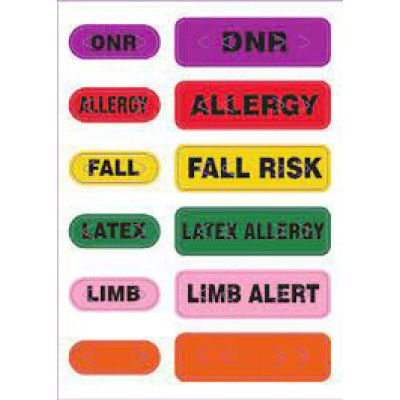 Zebra LB-ALERT-FALLRISK Labels