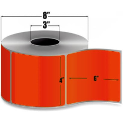 AirTrack® ATTFC-4-6-1000-OR-R Barcode Label