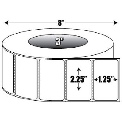 Zebra 800622-125-R Barcode Label
