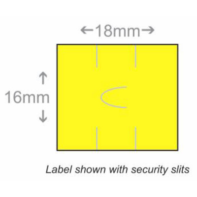 BCI LSA1618Y-1PS-SL Labels