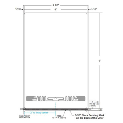 Zebra 10026637 RFID Label