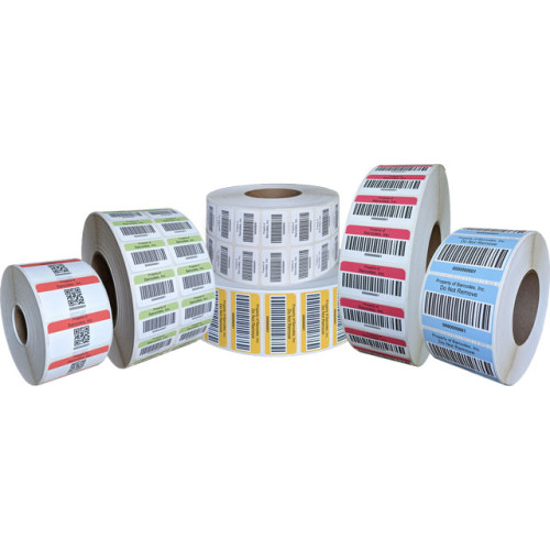 AirTrack® BCI100050PBAL-BLUE-2D-1 Barcode Label