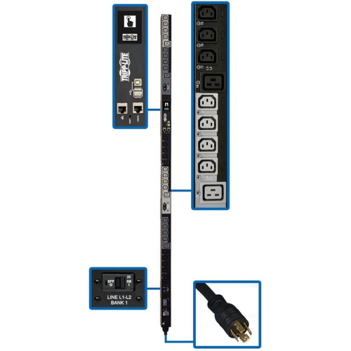 Tripp-Lite PDU3EVS6L2130 Power Device