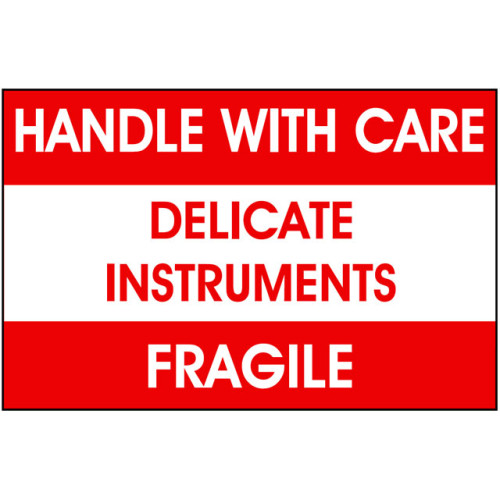 Packing Delicate Instruments Shipping Labels