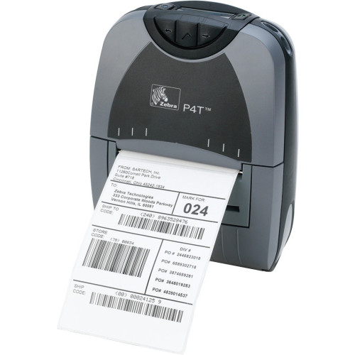 Zebra P4D-0UJ10000-00 Portable Barcode Printer