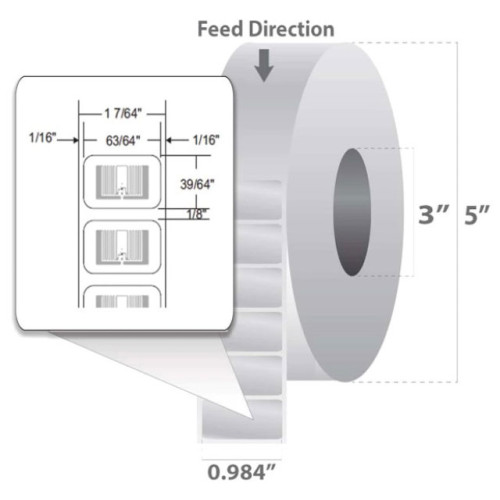 Zebra 10026628 Barcode Label