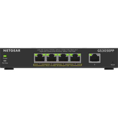 NETGEAR GS305EPP-100NAS Data Networking