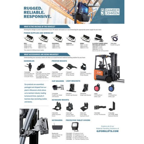 Gamber-Johnson 7160-1533 Mounting Hardware and Stands
