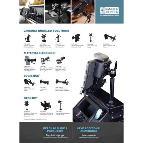 Gamber-Johnson 7170-0597 Mounting Hardware and Stands