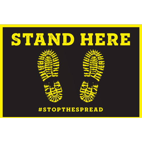 AirTrack® Stop the Spread Barcode Label