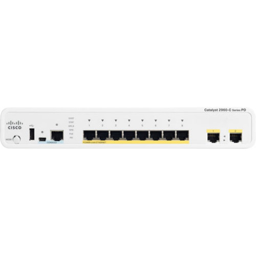 Cisco WS-C2960C-12PC-L Network Switch