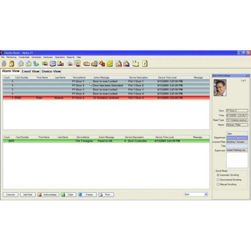 SecurityInc CLARITY1-R Software