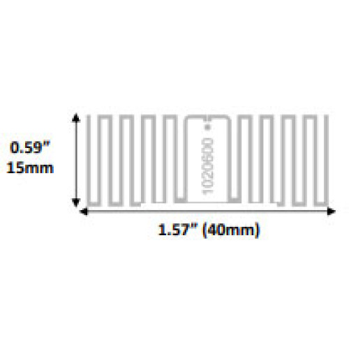 Zebra BoingTech BT0600 RFID Inlay