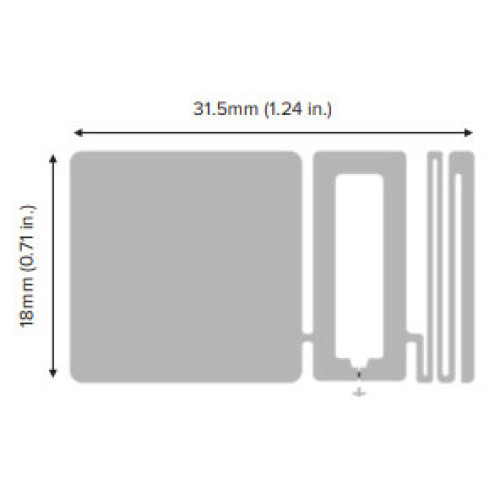 Zebra 10026781-R RFID Label