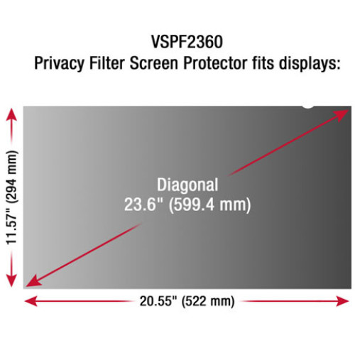 ViewSonic VSPF2360 Carrying and Protective Accessories