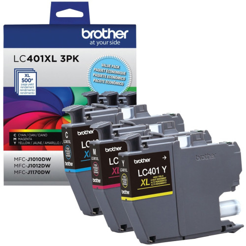 Brother LC401XL3PKS InkJet Cartridge