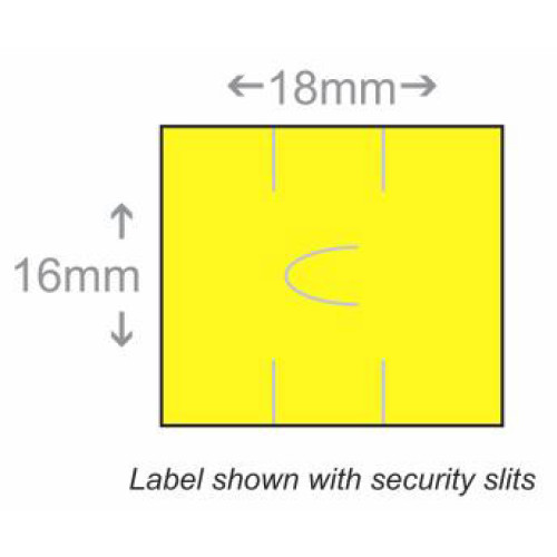 BCI LSA1618Y-1PS-CS Labels