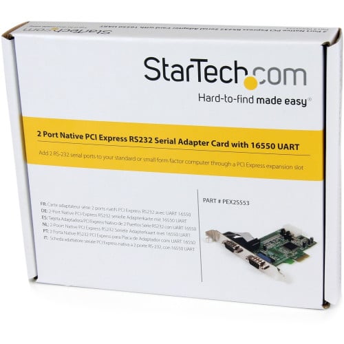 StarTech PEX2S553 Serial Adapters