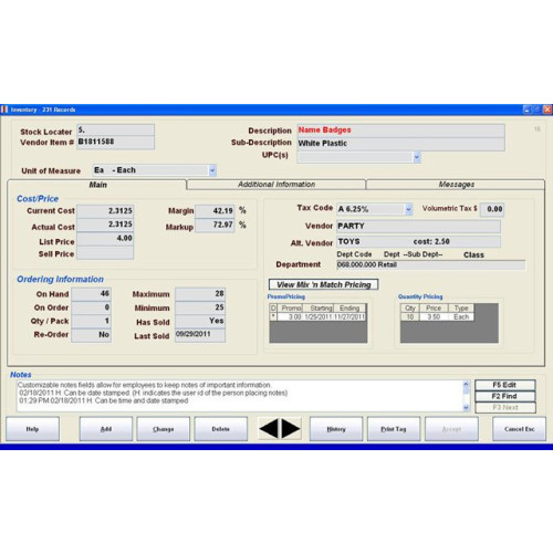 CAP Software 170.2 Software