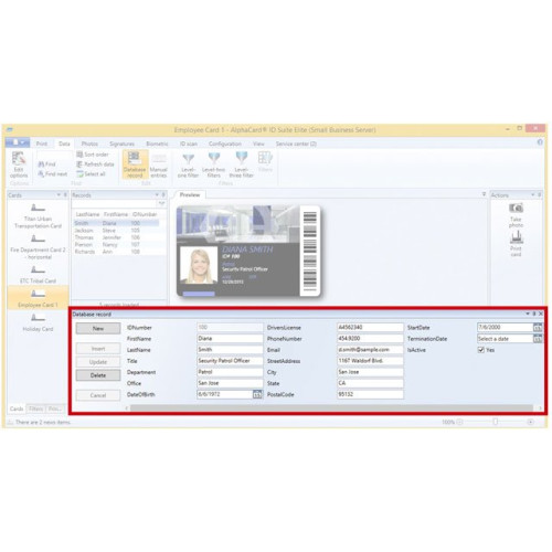 AlphaCard ACIS-E11 Seagull ID Card Software