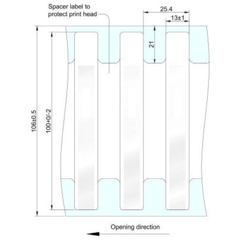 Zebra 10026766 RFID Label