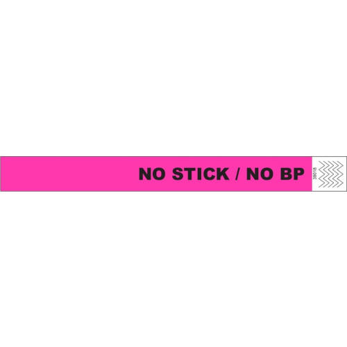 Zebra TY-NOSTICKNOBP Wristbands