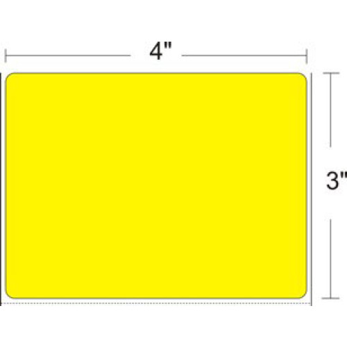 AirTrack® AiRFC-4-3-1900-YL Barcode Label