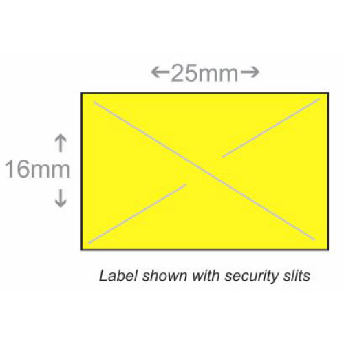 BCI LXK2516Y-1PS-CS Labels