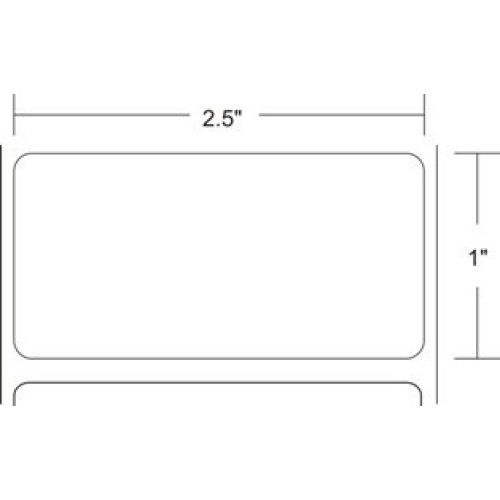 AirTrack® 2x1 TT-NP Barcode Label