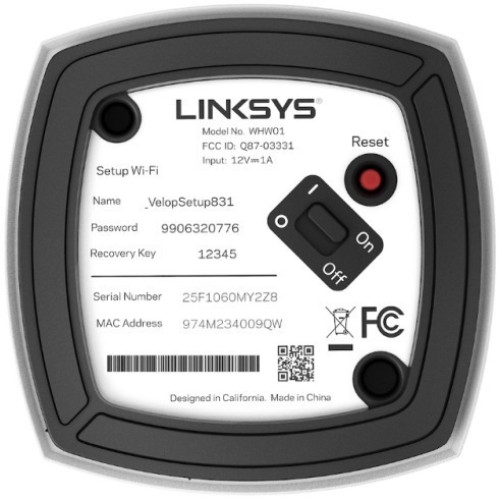 Linksys WHW0101 Data Networking