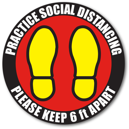 AirTrack® Anti-Slip Floor and Wall Barcode Label