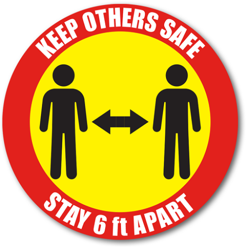 AirTrack® Anti-Slip Floor and Wall Barcode Label